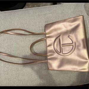 Telfar Copper Medium Shopping Bag - like new!